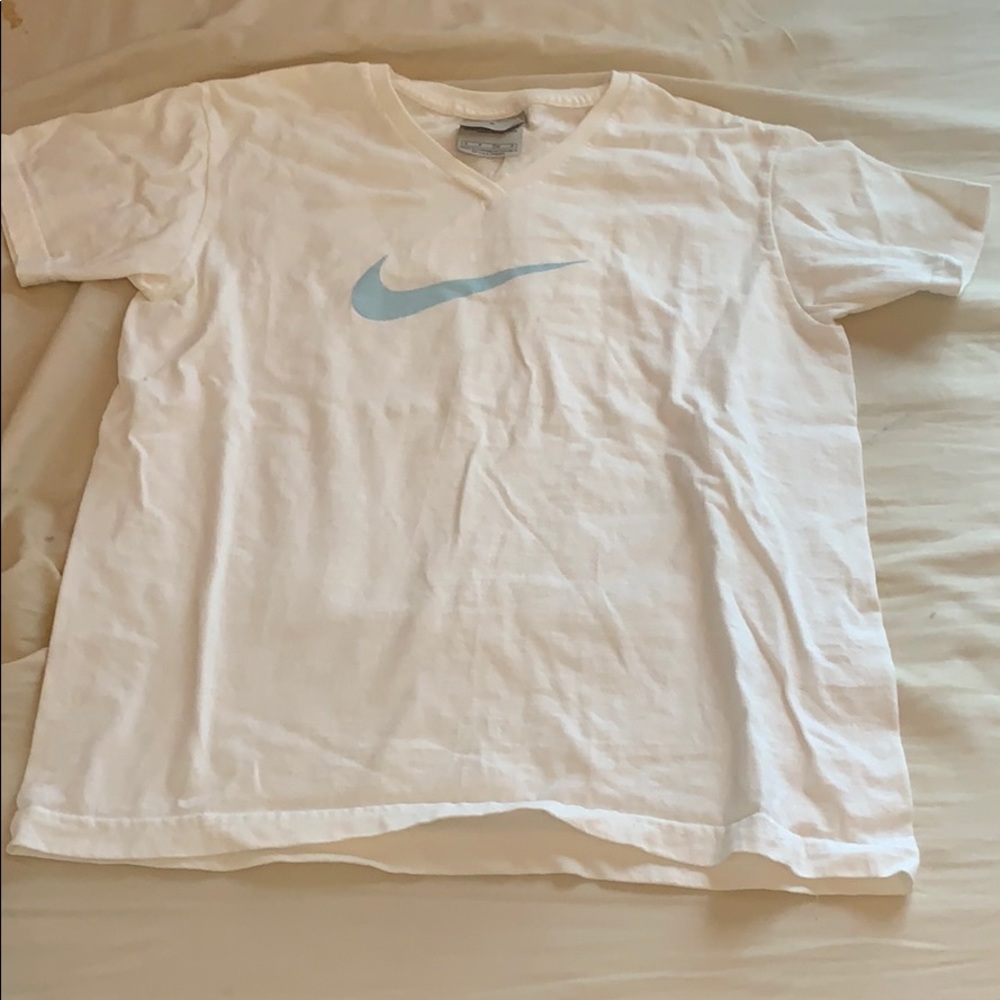 White Nike Tee
